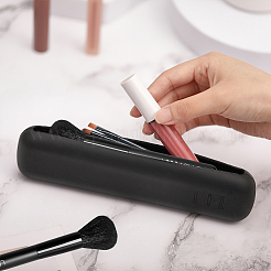 2шт 2-х цветный силиконовый мешочек для хранения косметики SIL-CA0002-88