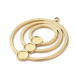 Оправы для подвесок из нержавеющей стали 304 в виде кабошонов STAS-K263-41G