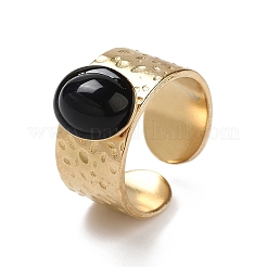 Ионное покрытие (ip) 304 нержавеющая сталь широкополосные открытые манжетные кольца RJEW-F167-06G-08