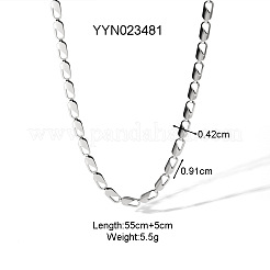 Стильные ожерелья-цепочки из нержавеющей стали 304&nbsp;VU2400-2