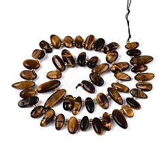 Природных тигровый глаз бисер нитей&nbsp;G-Z091-A21