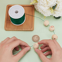 1 рулон круглых вощеных полиэфирных шнуров YC-PH0002-44D