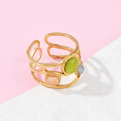 Кольца-манжеты из нержавеющей стали 304 RJEW-S629-03G