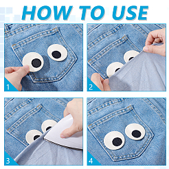 Нашивки на одежду из полиэстера&nbsp;PATC-WH0022-46F