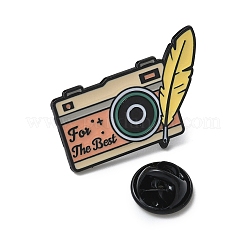 Камера с эмалированными булавками в форме перьев&nbsp;LS-JEWB-D308-02C-EB