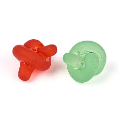 Матовые прозрачные акриловые бусины&nbsp;FACR-T008-01M