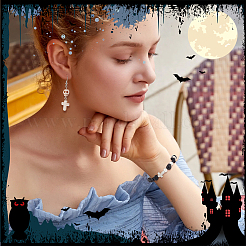 6 нити 6 стилей синтетические бирюзовые бусины нити TURQ-NB0001-21