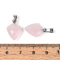 Природного розового кварца подвески&nbsp;G-N349-18P-06