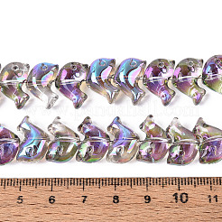 Гальванизируйте прозрачное стекло бисер нитей EGLA-N017-06-A02