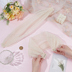 Полиэстеровый свадебный чехол на руку невесты&nbsp;AJEW-WH0766-26