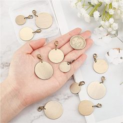 12шт 3 латунные подвески HJEW-FH0001-11