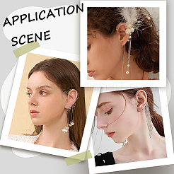 36 шт. 6 стиля фурнитуры для ушей из нержавеющей стали 316 STAS-SC0008-40