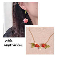 270шт 9 стиля прозрачные акриловые подвески TACR-CD0001-02