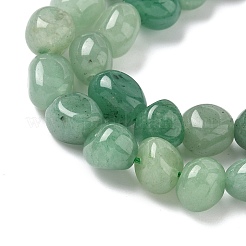 Естественный зеленый авантюрин бисер нитей&nbsp;LS-G-C038-02A-01