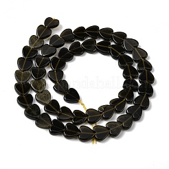 Естественный золотистый отлив обсидиан бисер пряди G-M403-A46-03