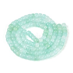 Выпечки нарисованные потрескивание стеклянные бусины пряди&nbsp;DGLA-N019-02A-06