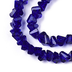 Прозрачные стеклянные бусины GLAA-N018-4mm-10