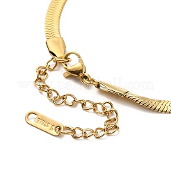 Ионное покрытие (ip) 304 нержавеющая сталь цепочка елочка ожерелье для мужчин и женщин&nbsp;LS-NJEW-E076-03C-G