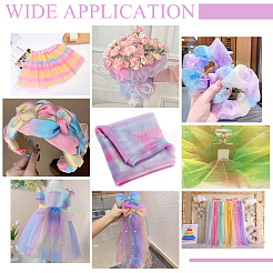 Сетчатая ткань из полиэстера DIY-WH0698-012A