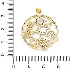 Латунные микро проложить кубического циркония подвески&nbsp;KK-P345-26G