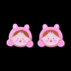 Акриловые кабошоны с принтом&nbsp;OACR-N135-08