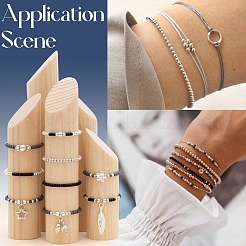 Круглые бусины из нержавеющей стали 304 с прострочкой STAS-SC0006-95B