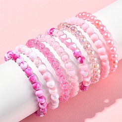 Набор для самостоятельного изготовления украшений в розовой цветовой гамме&nbsp;DIY-FS0008-78