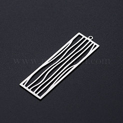 Большие филигранные подвески из нержавеющей стали 201&nbsp;STAS-T049-T701-1