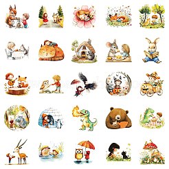 50 шт. бумажные наклейки на тему сказок и мультфильмов STIC-C012-14