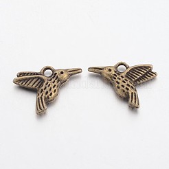 Тибетский стиль сплава колибри подвески&nbsp;LS-X-TIBEP-1096-AB-FF