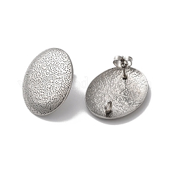 Фурнитура для сережек-гвоздиков из нержавеющей стали марки 304&nbsp;LS-STAS-M314-02D-P