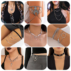 Комплекты ювелирных изделий из нержавеющей стали 304&nbsp;DIY-PJ0001-41C