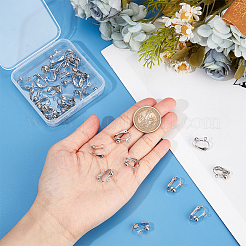 Латунные клипсы серьги KK-SP0001-08P