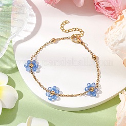 Браслеты-цепочки из нержавеющей стали 304&nbsp;BJEW-JB11171