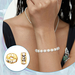 200 шт. Латунные бусины со стразами RB-UN0001-11