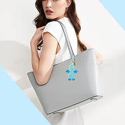 600 шт. двухцветные непрозрачные и полупрозрачные акриловые европейские бусины MACR-SC0002-02E