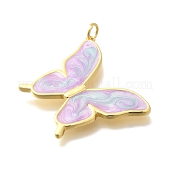 Подвески из латуни с эмалью в стойку&nbsp;KK-M296-02G-02