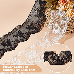 2 цвет молочные волокна вышивка цветок кружевные ленты OCOR-GA0001-96