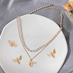 16шт 2 стиля латунные подвески KK-BC0010-03