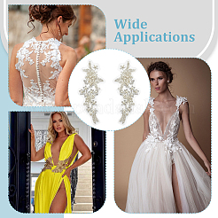 Кружевной воротник с цветочной вышивкой DIY-WH0308-419