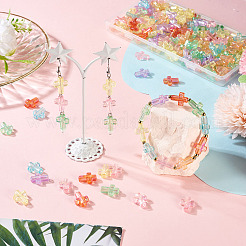 200 шт. Прозрачные акриловые бусины TACR-TA0001-60