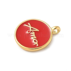 Латунь эмаль подвески KK-C110-26G-02