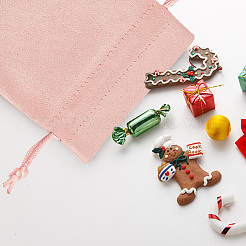 12шт сумки на шнурке из бархатной ткани TP-DR0001-01B-02