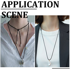 8 ярд двухцветного плетеного кожаного шнура&nbsp;WL-CL0001-12