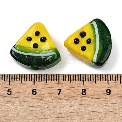 Бусины ручной работы в технике лэмпворк с неровностями LAMP-S070-01B