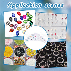 15 шт. прозрачные пластиковые коробки для бриллиантов&nbsp;OBOX-HY0001-02A