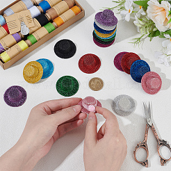 20 шт. 10-цветная круглая основа для шляпы-фасинатора из ЭВА&nbsp;DIY-BC0015-78