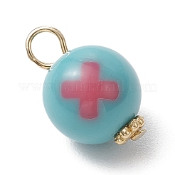 Подвески из сплава и акрила&nbsp;PALLOY-JF03884-02