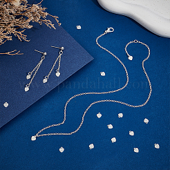 20 шт. 925 серебряные цепочки-удлинители STER-UN0001-60