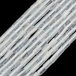 Окрашенные природные белый нефрит бисер пряди&nbsp;G-P600-B07-01D